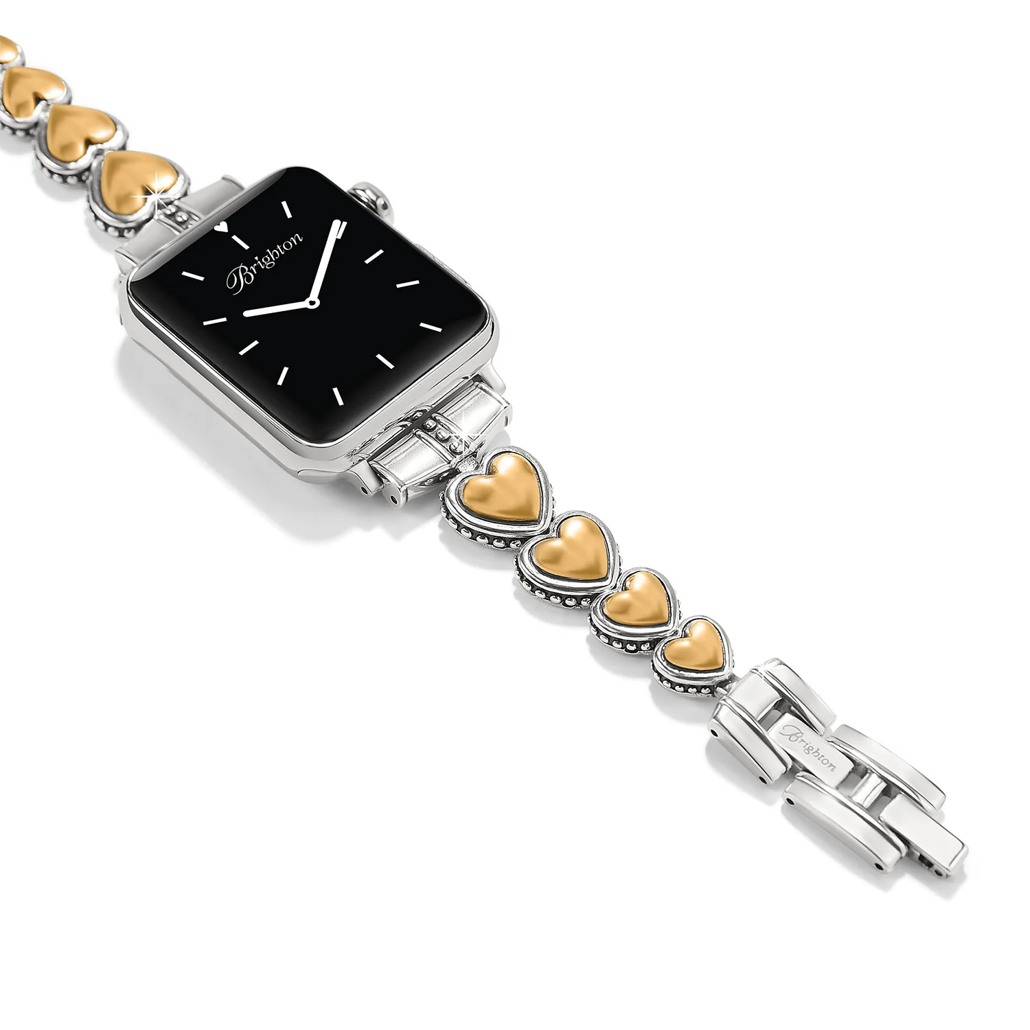 Pretty Tough Two Tone Heart Watch Band - Image 2