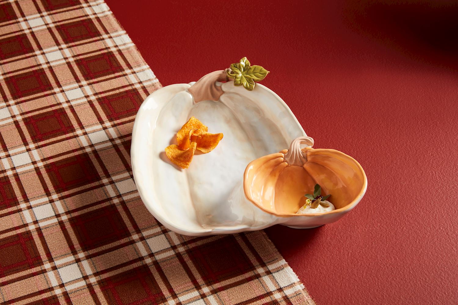 Pumpkin Chip & Dip Server - Image 2