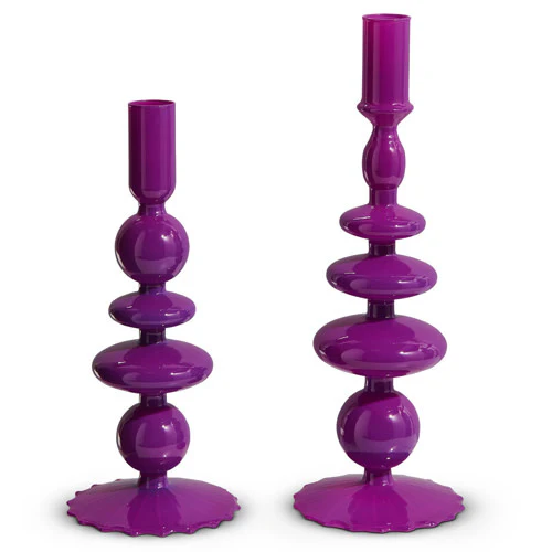 Purple Candle Sticks