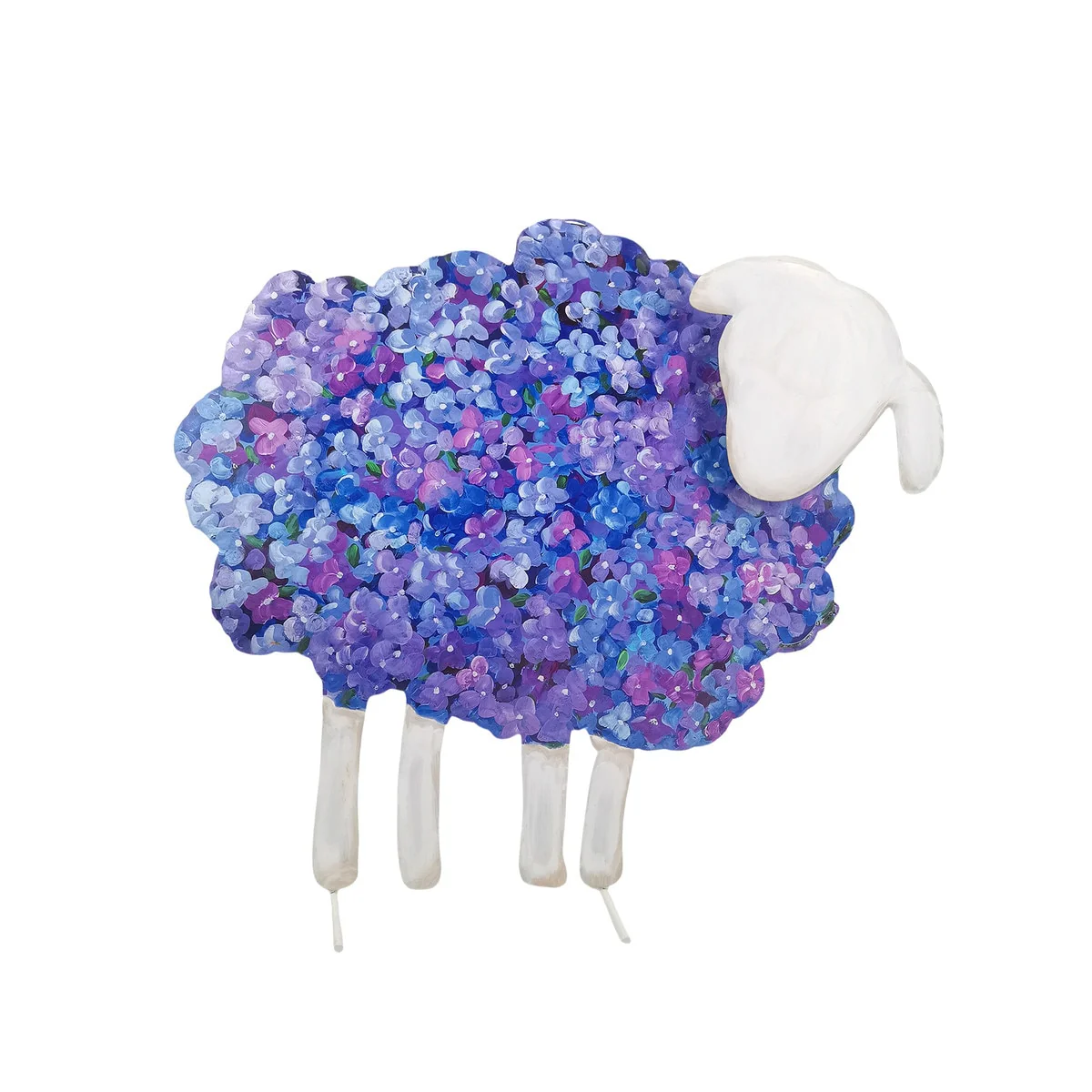 Purple Hydrangea Lamb Yard