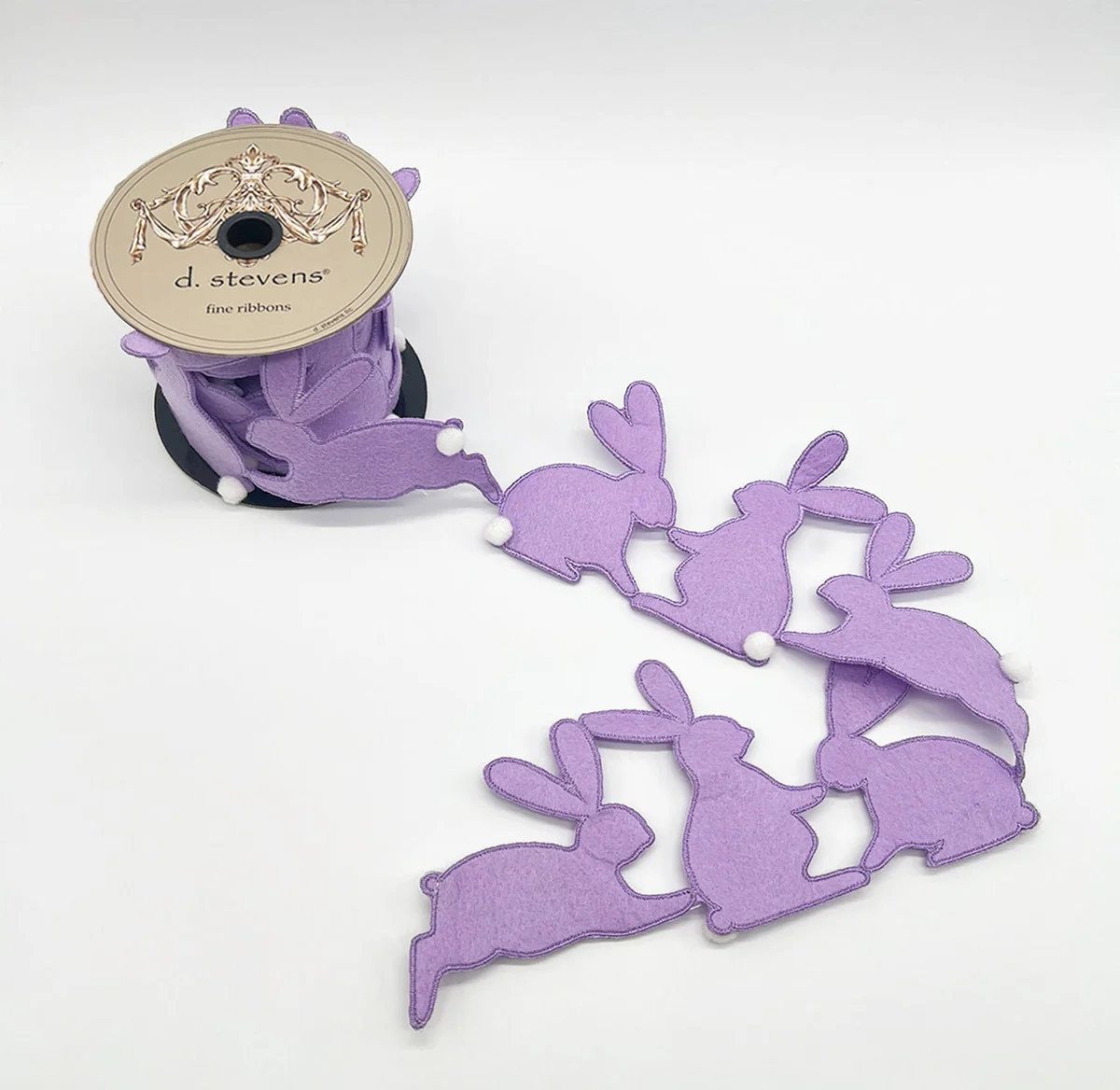 Rabbit Garland, Lavender Ribbon