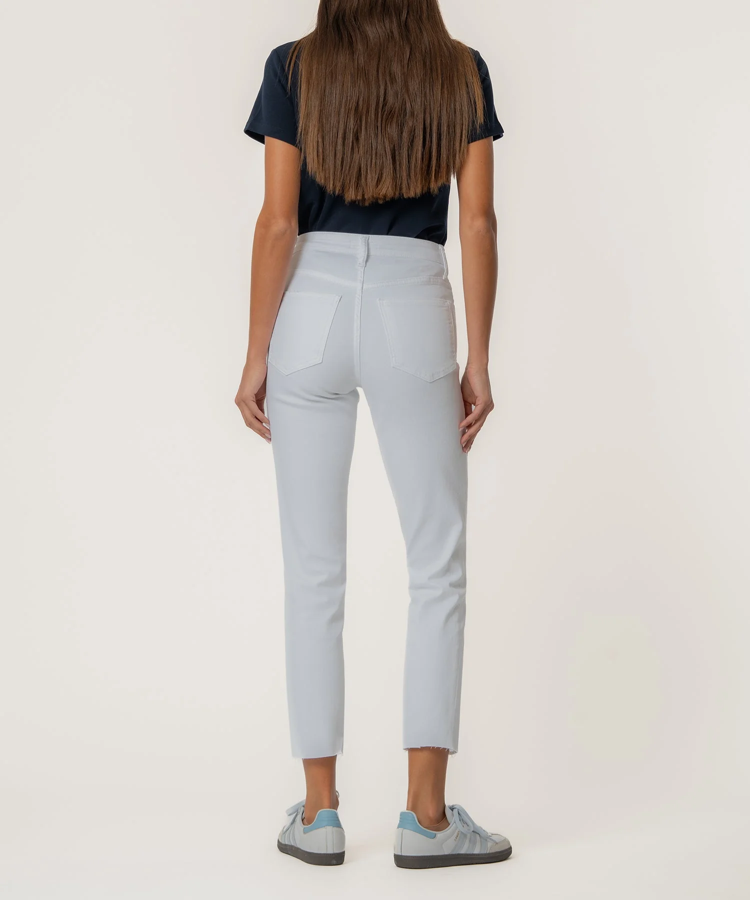 Rachael High Rise Fab Ab Mom Raw Hem - Image 3