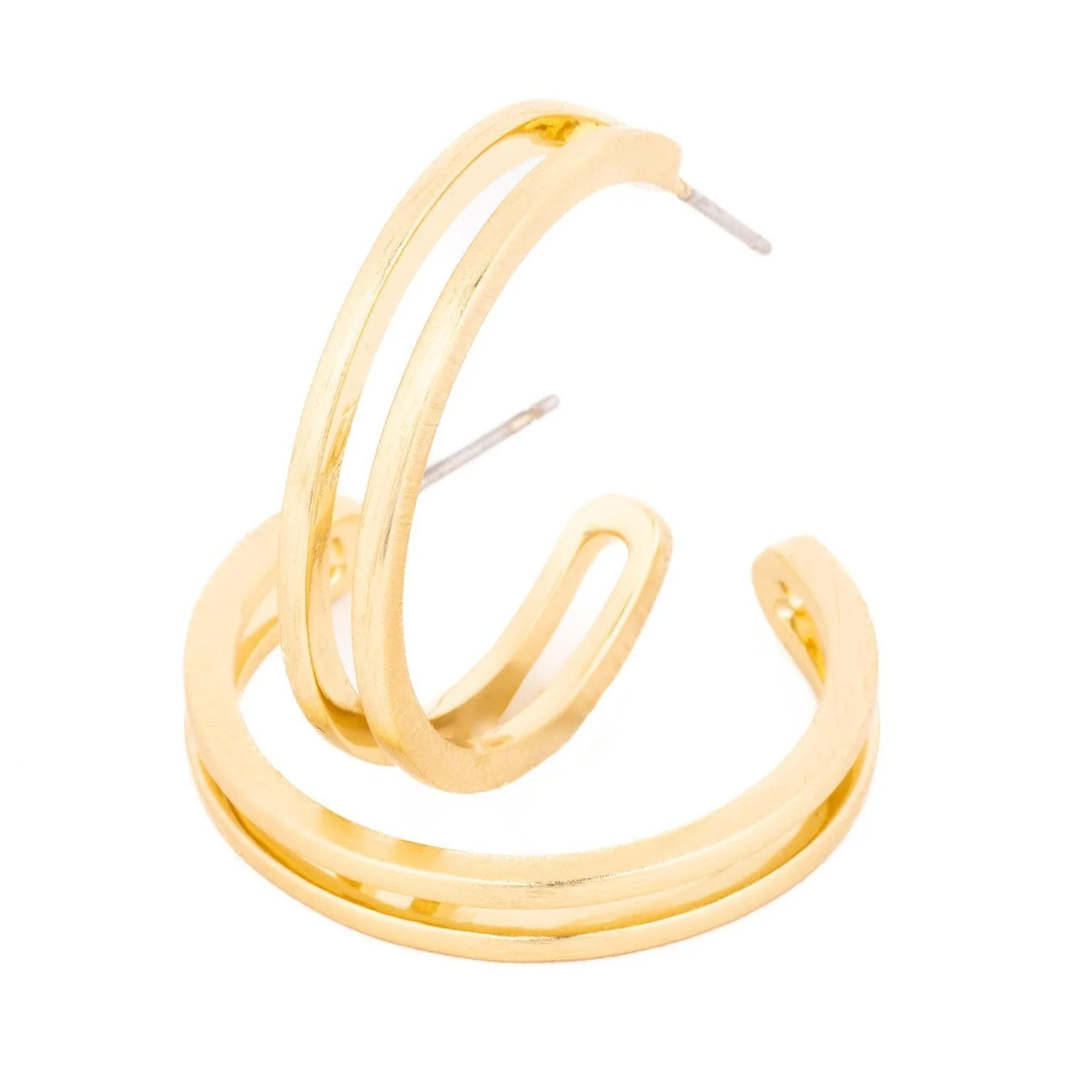 Raelynn Gold Earrings - Image 2