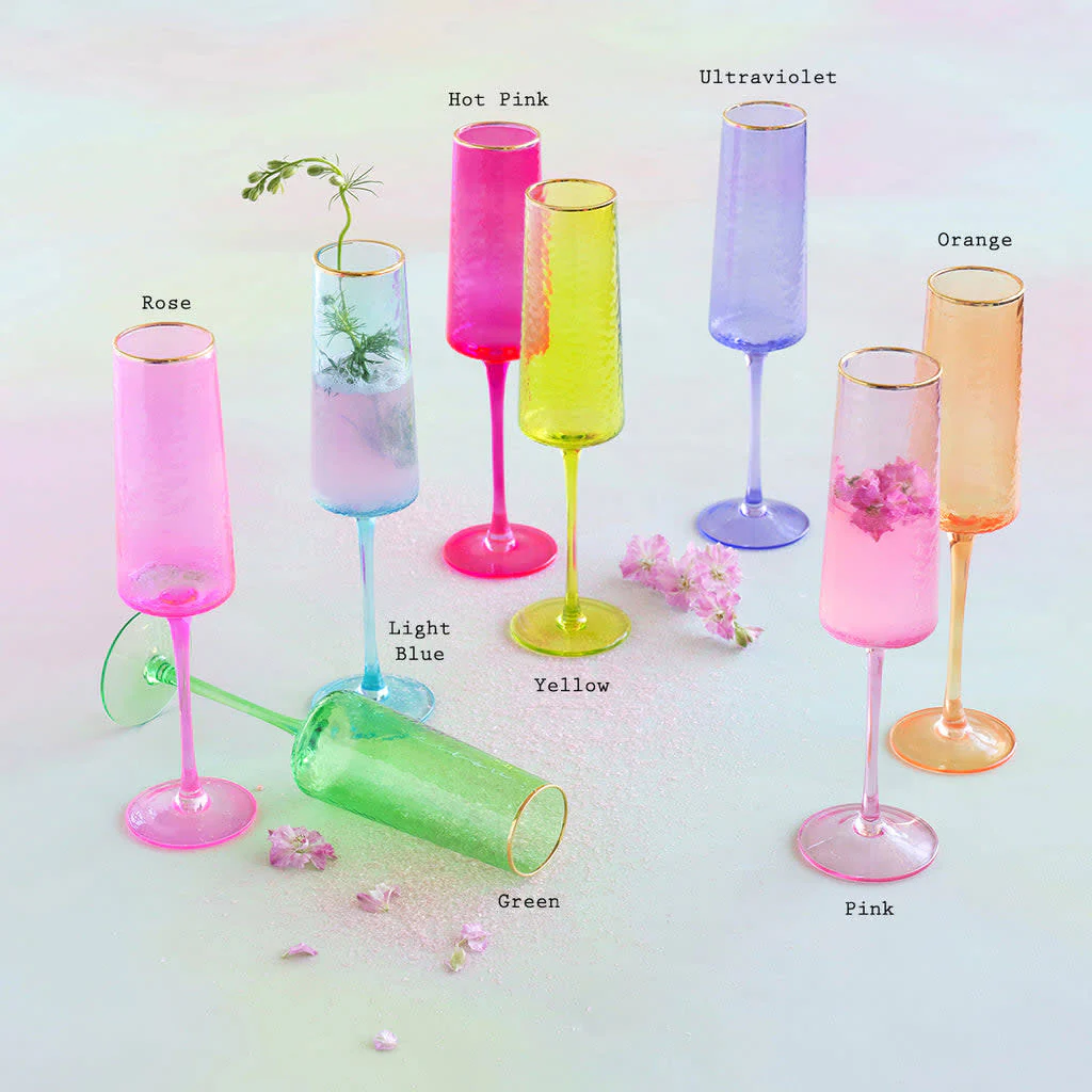 Rainbow Champagne Flute - Image 2