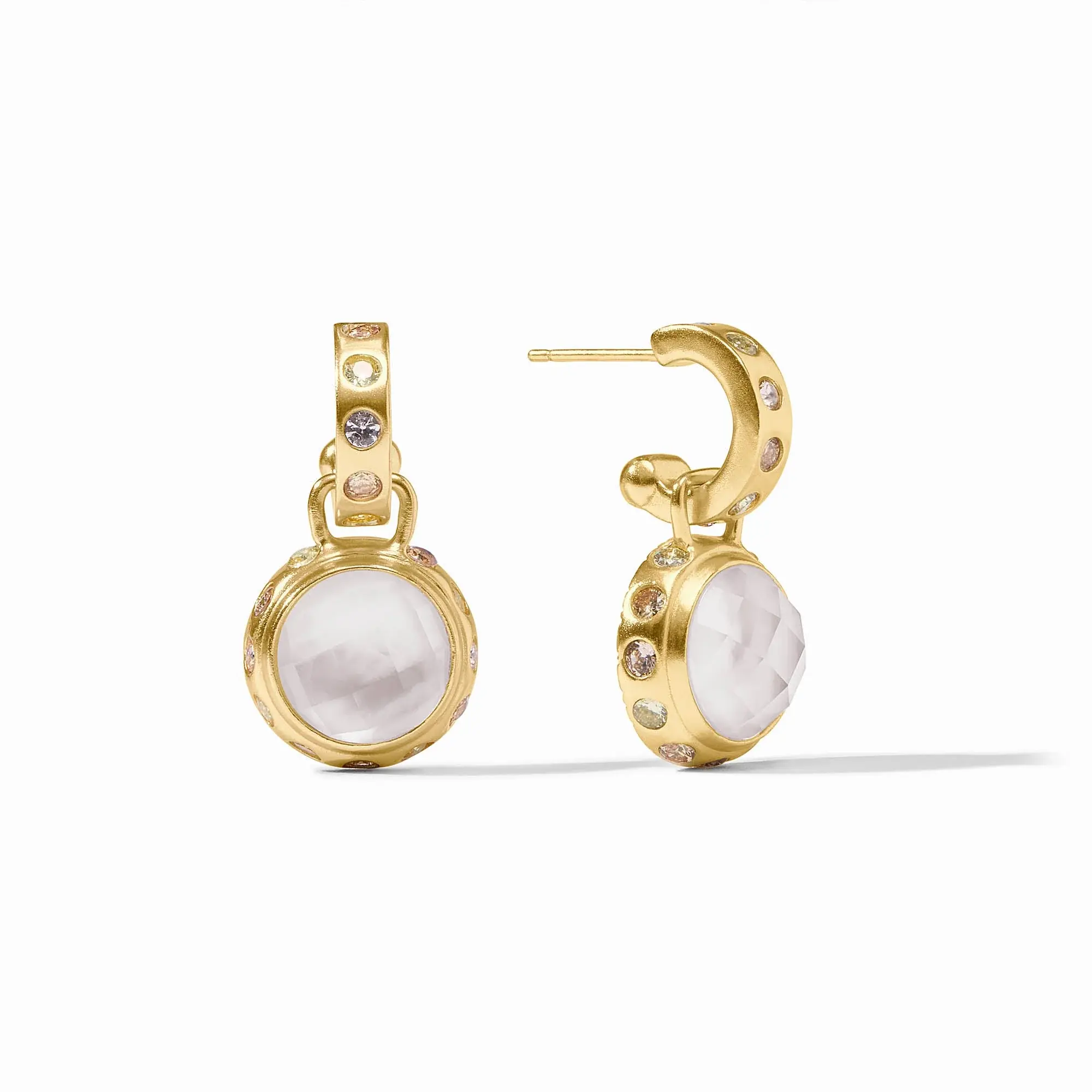 Rainbow Hoop & Charm Earring - Image 2