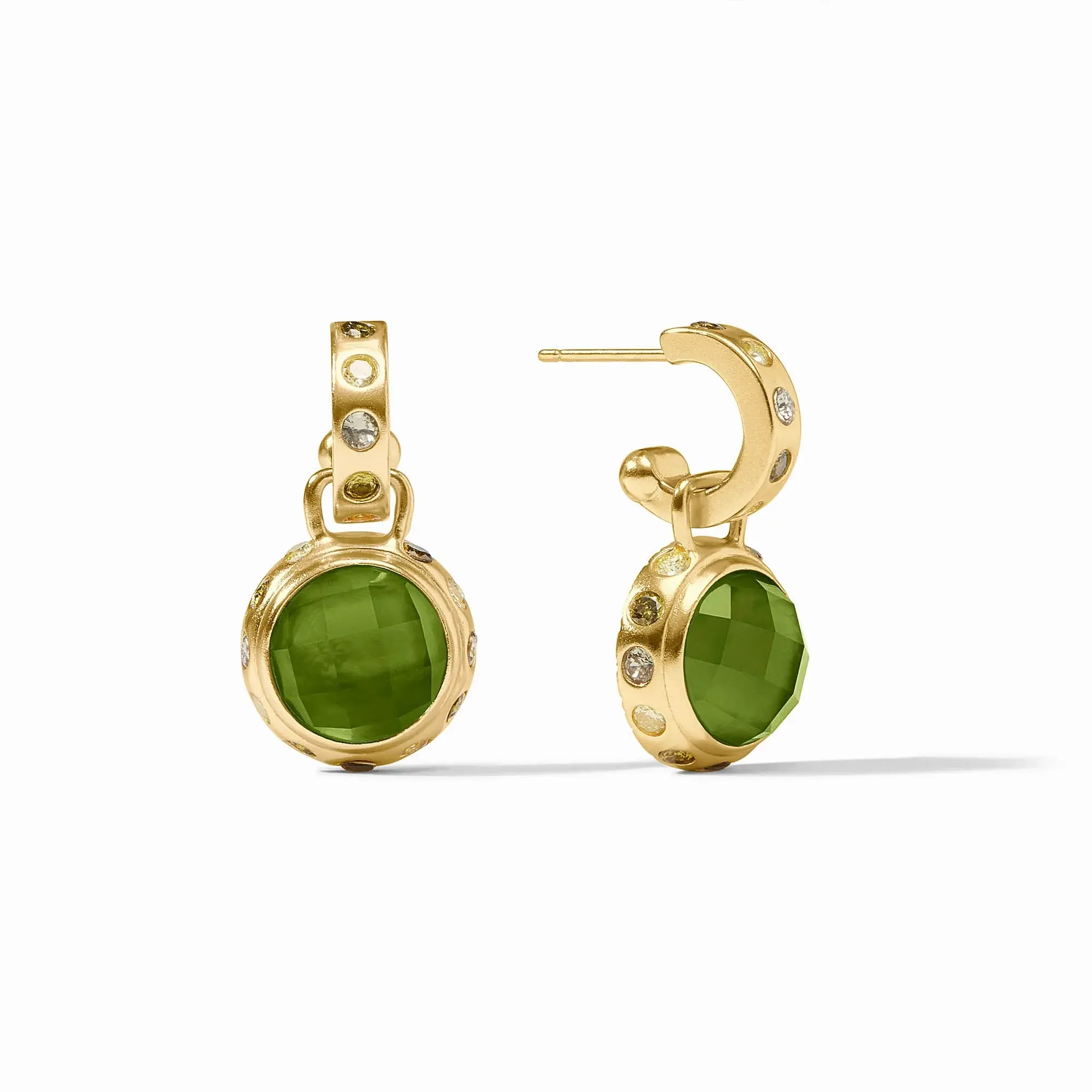 Rainbow Hoop & Charm Earring - Image 4