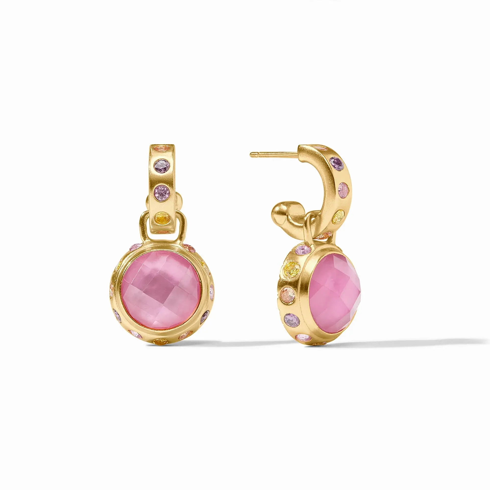Rainbow Hoop & Charm Earring - Image 5