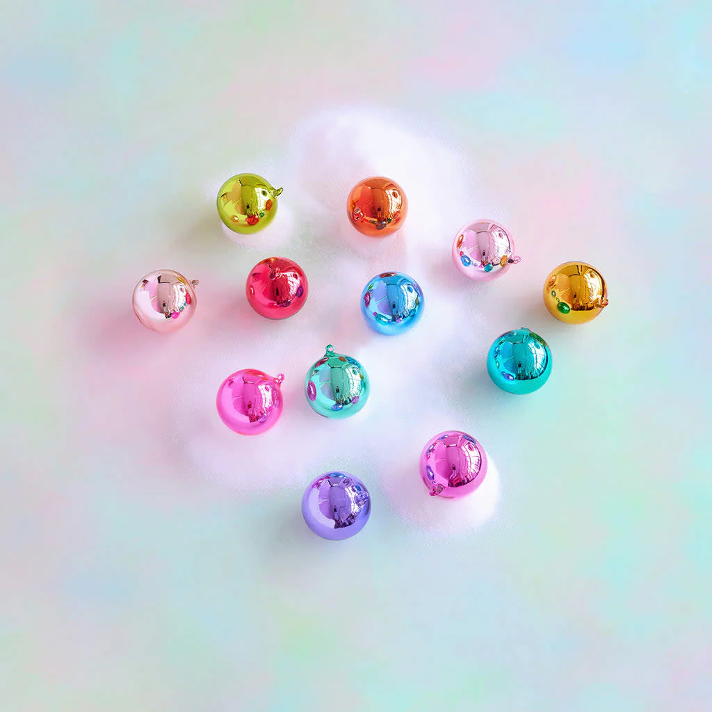 Rainbow Reflective Ball Ornament - Image 2