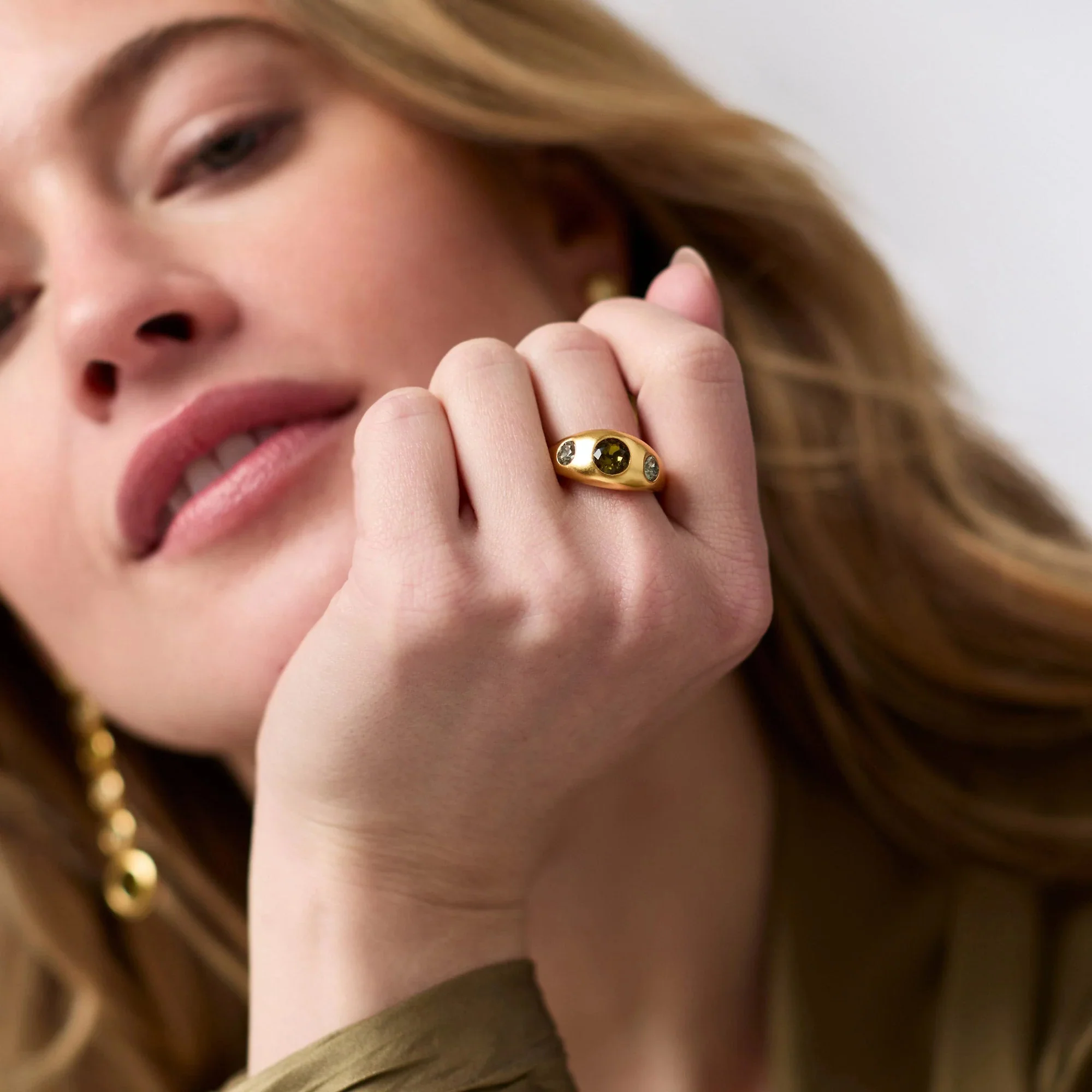 Rainbow Signet Ring