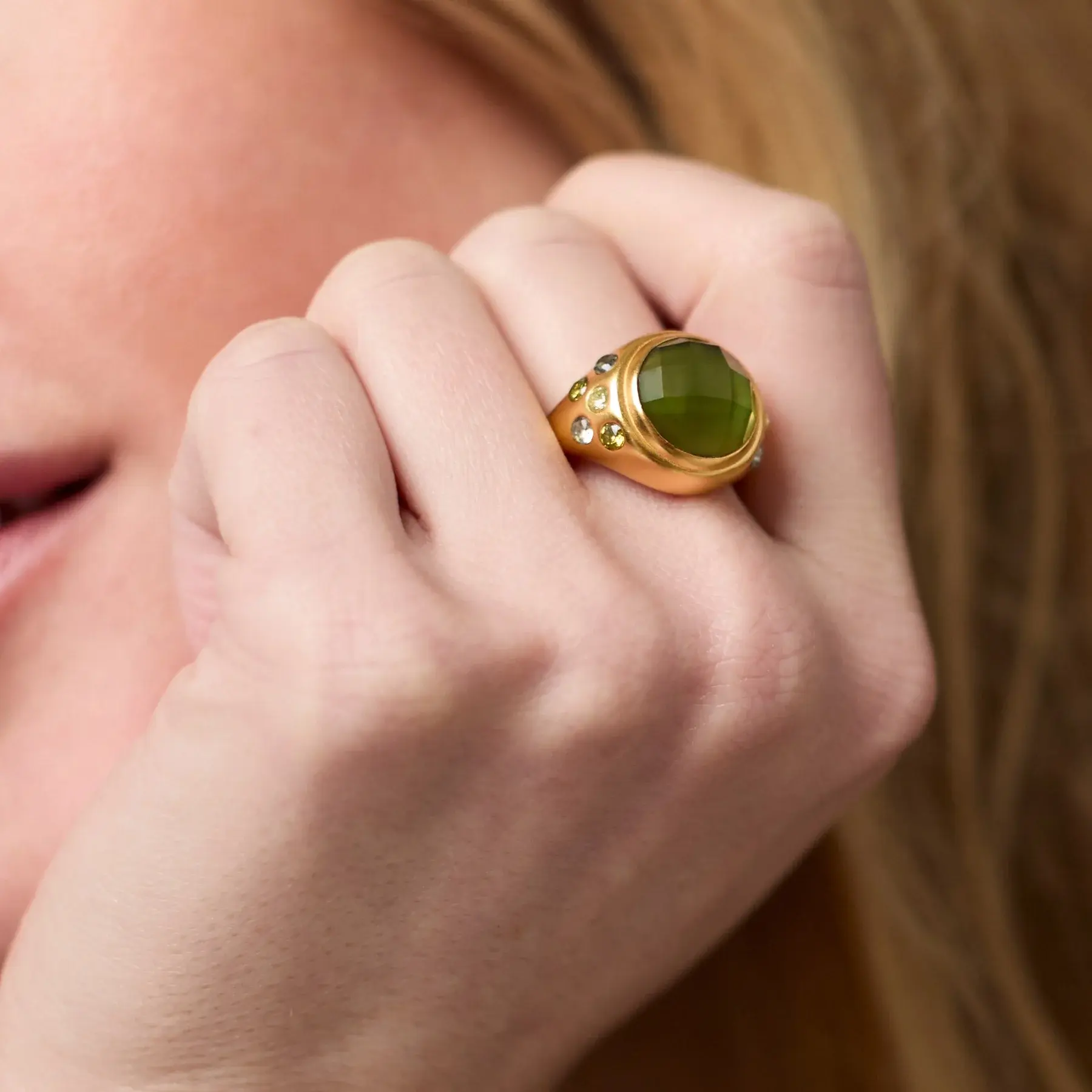 Rainbow Statement Ring