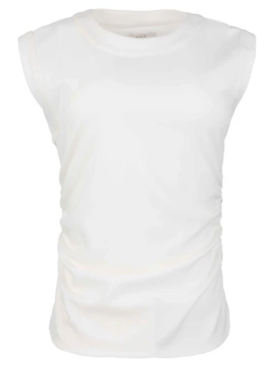 Rayna Banded Tank with Rouching Detail
