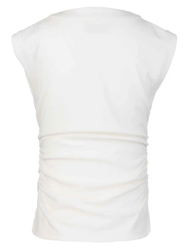 Rayna Banded Tank with Rouching Detail - Image 2