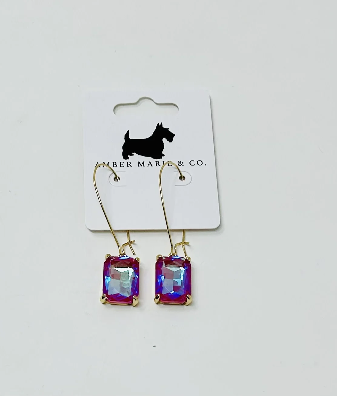 Rectangle Drop Earrings - Image 8