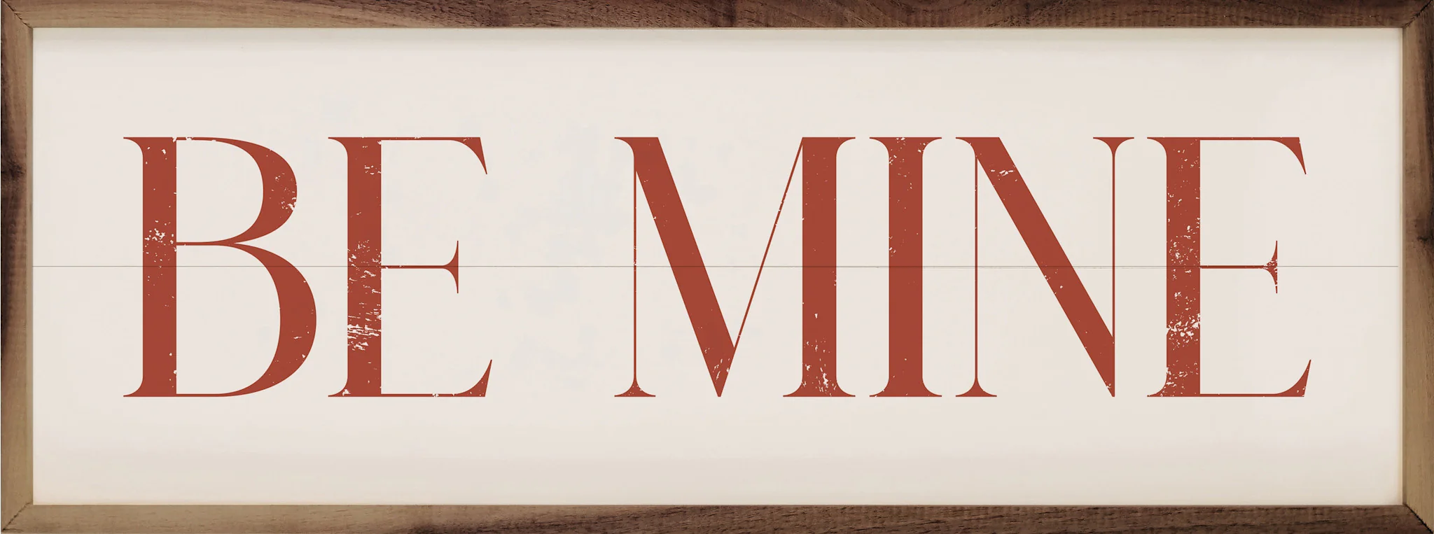 Red Be Mine On White