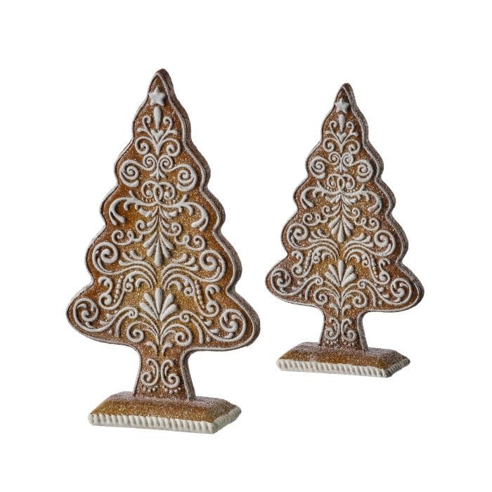 Resin Gingerbread Tree - Sold Individually