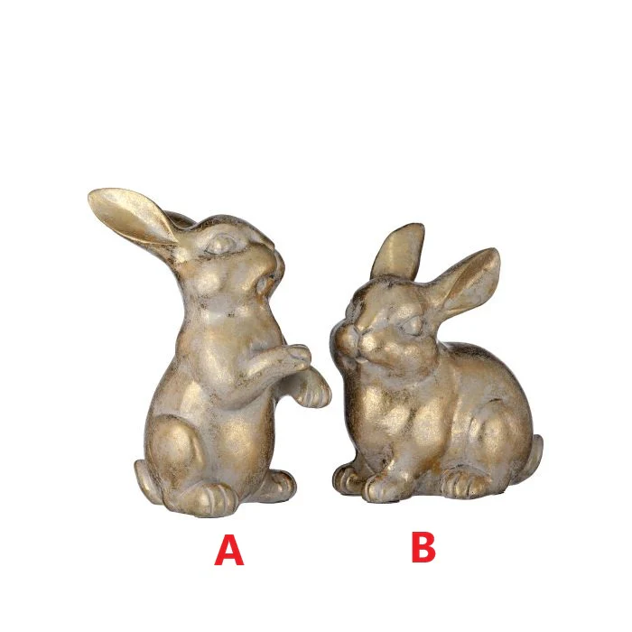 Resin Golden Bunny - Sold Individually