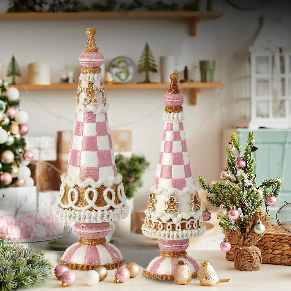 Resin Sweets Gingerbread Tree - Sold Individually - Image 3