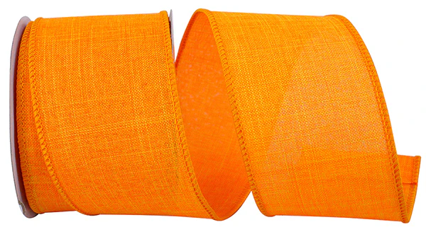 Ribbon - Everyday Linen Value Wired Edge, 2-1/2 Inch, 10 Yards - Image 8
