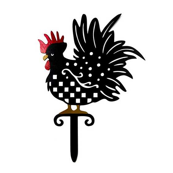 Rooster Lawn Stake