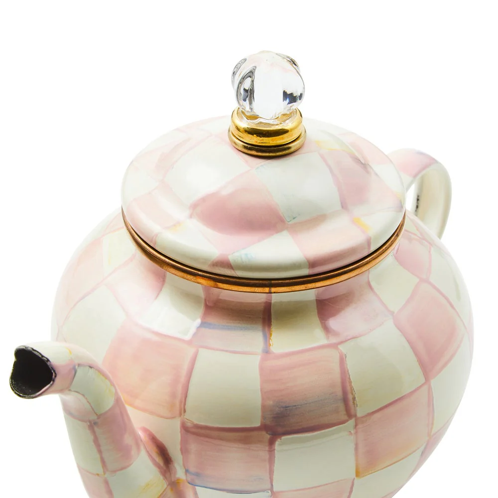 Rosy Check 4 Cup Teapot - Image 2