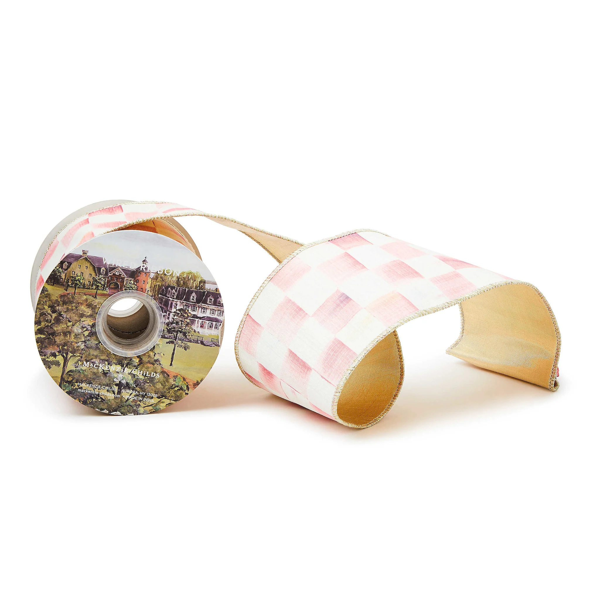 Rosy Check 4" Ribbon