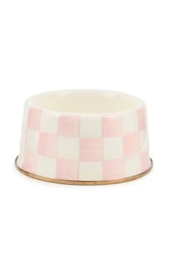 Rosy Check Medium Pet Dish