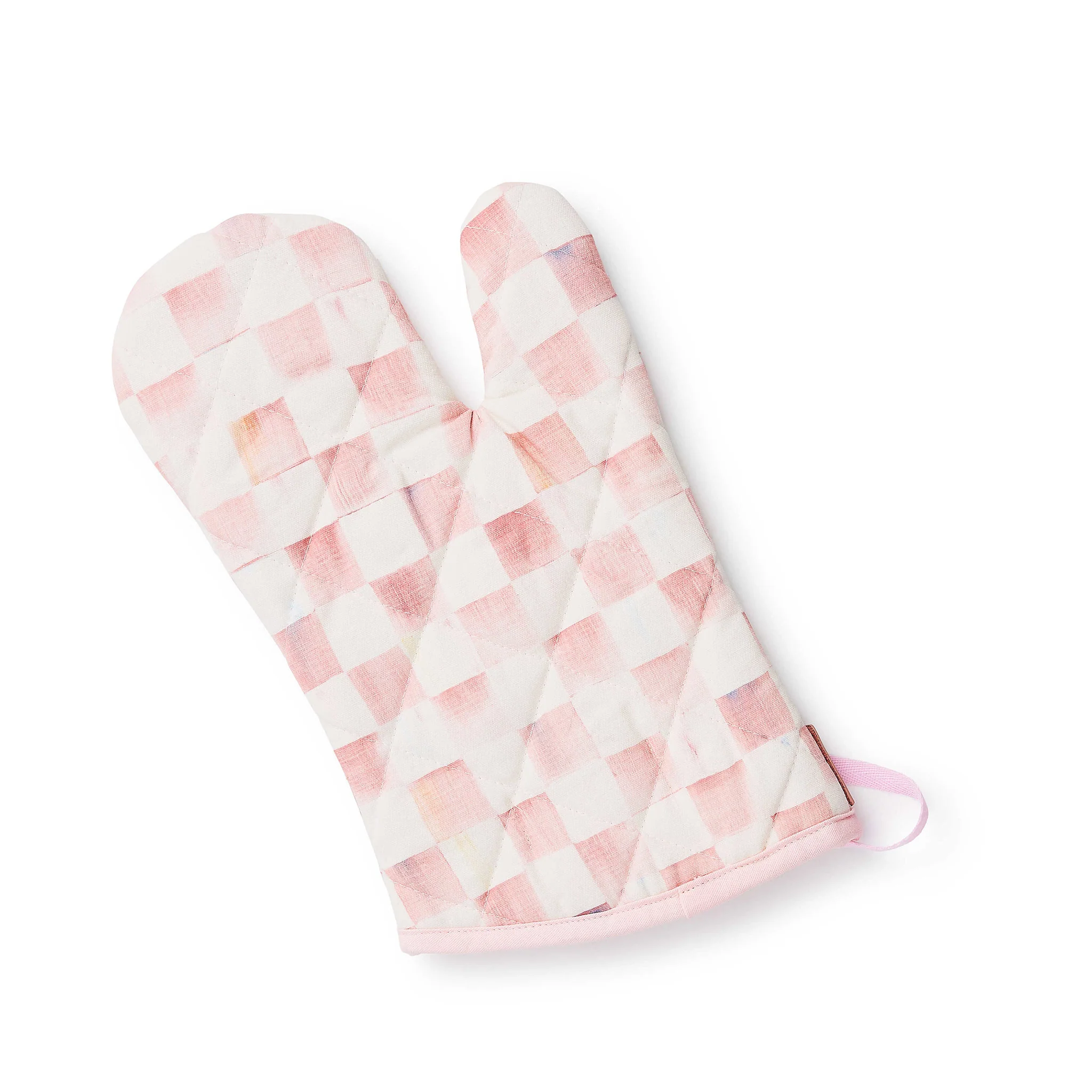 Rosy Check Oven Mitt - Image 2