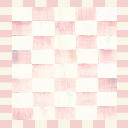 Rosy Checkered 2’ X 3’ Washable Rug