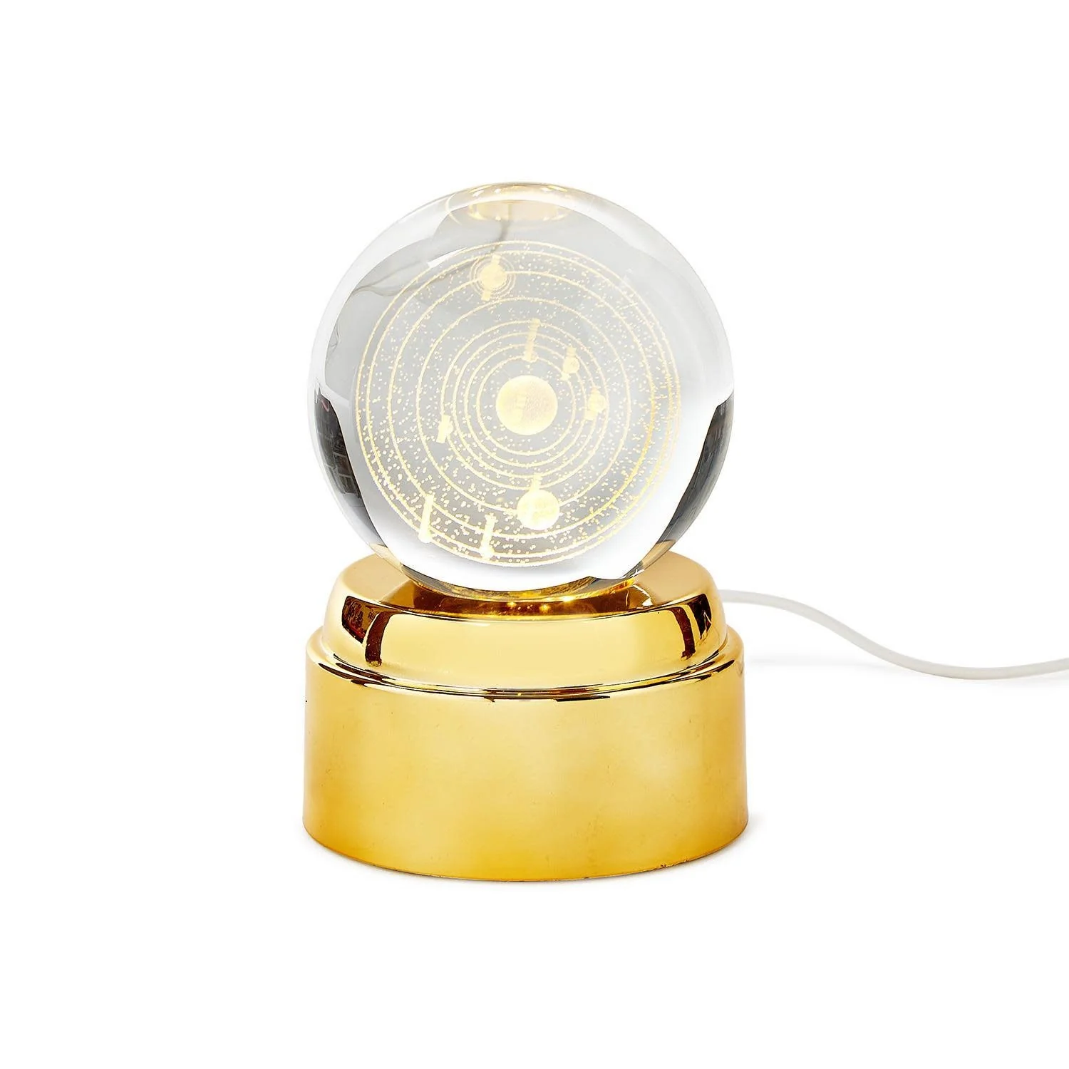 Rotating Crystal Ball Nightlight USB Cord in Gift Box - Image 3
