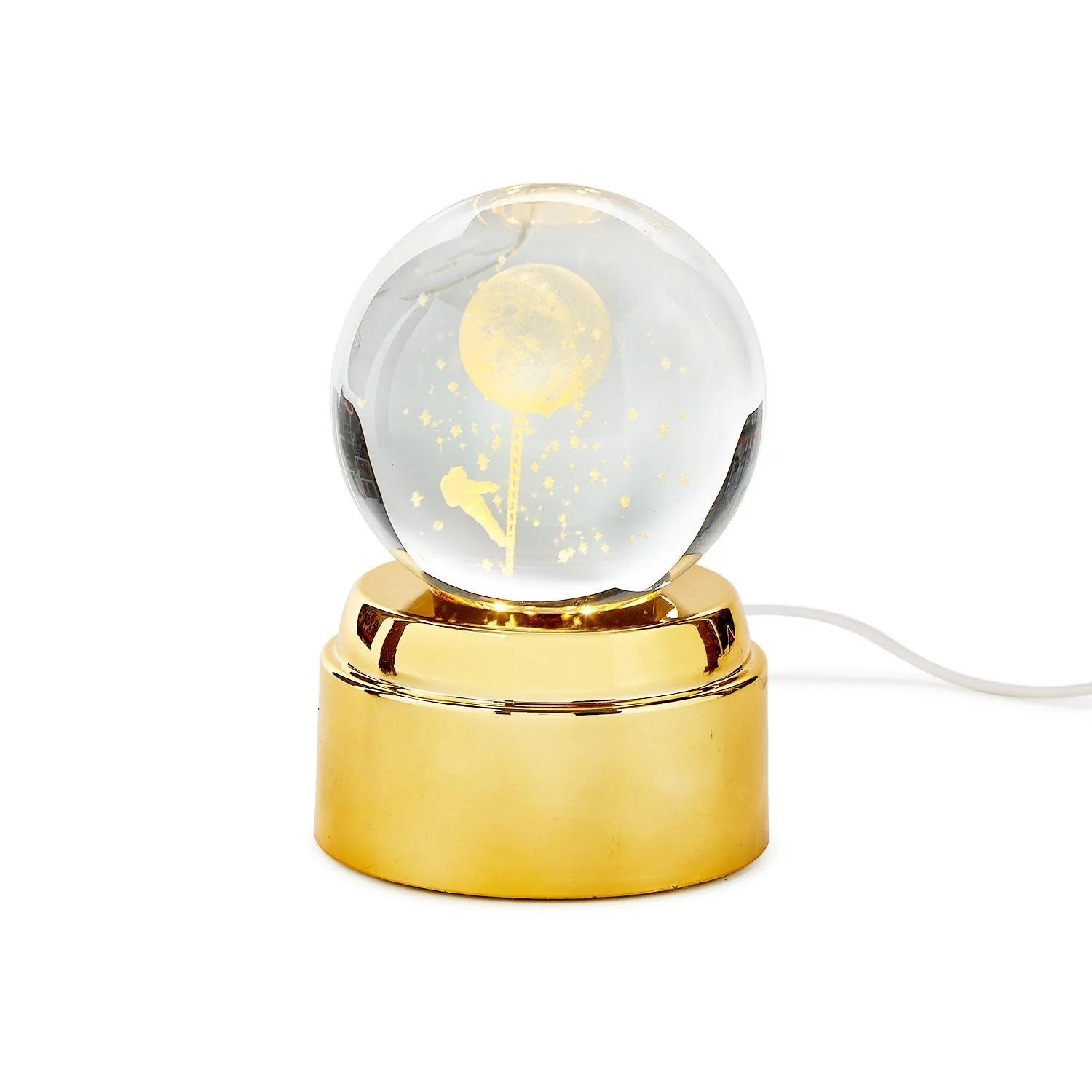 Rotating Crystal Ball Nightlight USB Cord in Gift Box - Image 4