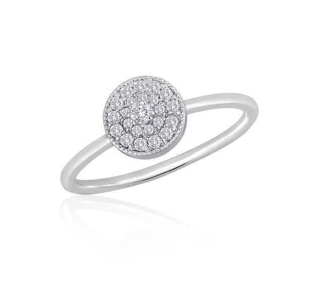 Round CZ Stack Ring - Image 2