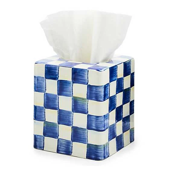 Royal Check Enamel Boutique Box Cover