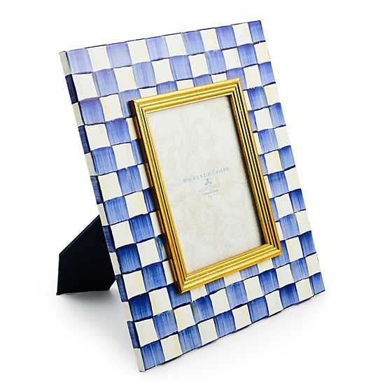 Royal Check Enamel Frame - 5" x 7" - Image 2