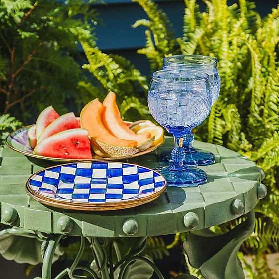 Royal Check Enamel Salad/Dessert Plate - Image 2