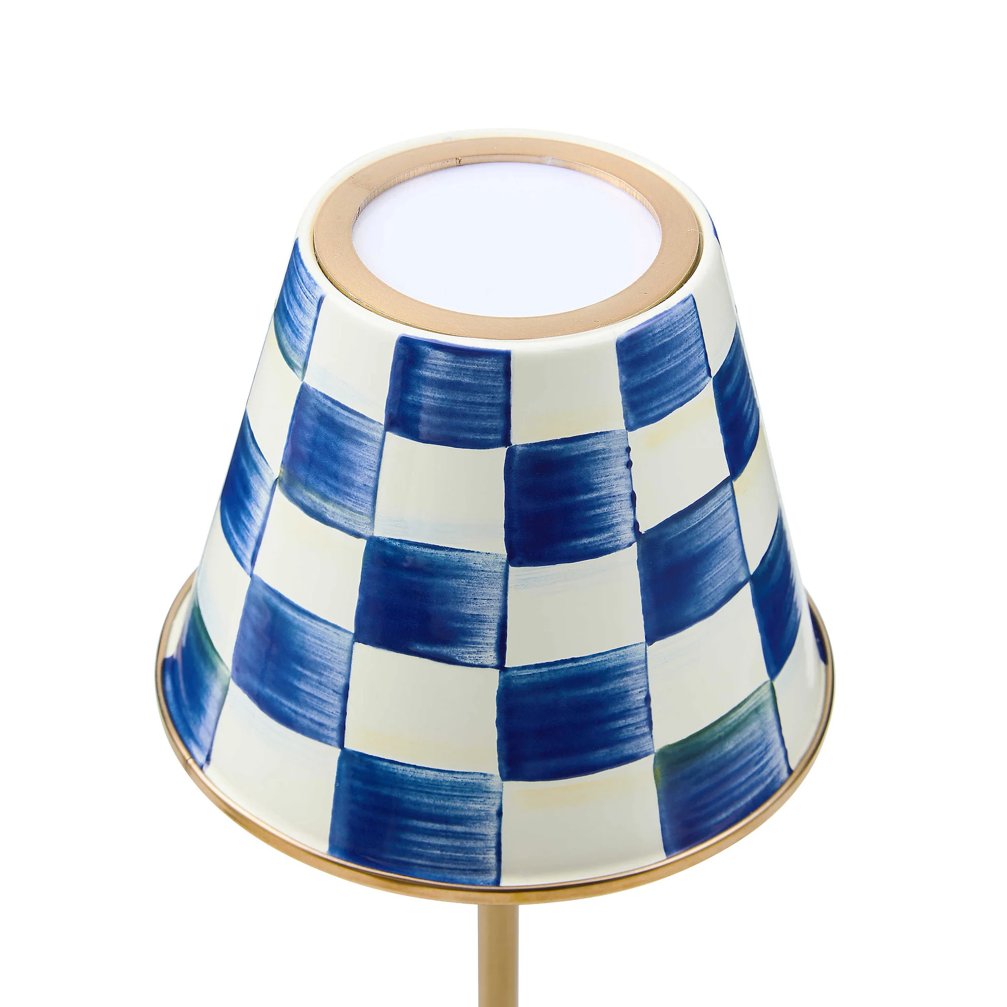 Royal Check LED Rechargeable Cafe Table Lamp - Image 2