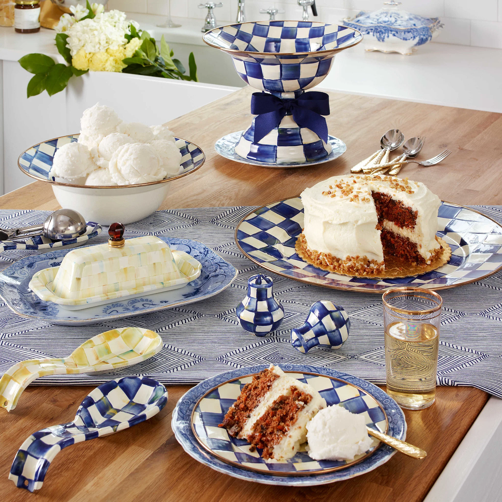 Royal Check Serving Platter - Image 2