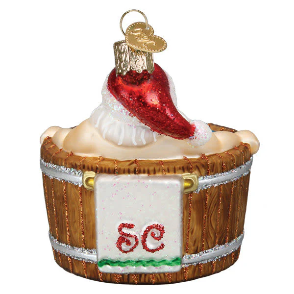 Santa's Hot Tub Ornament - Image 4