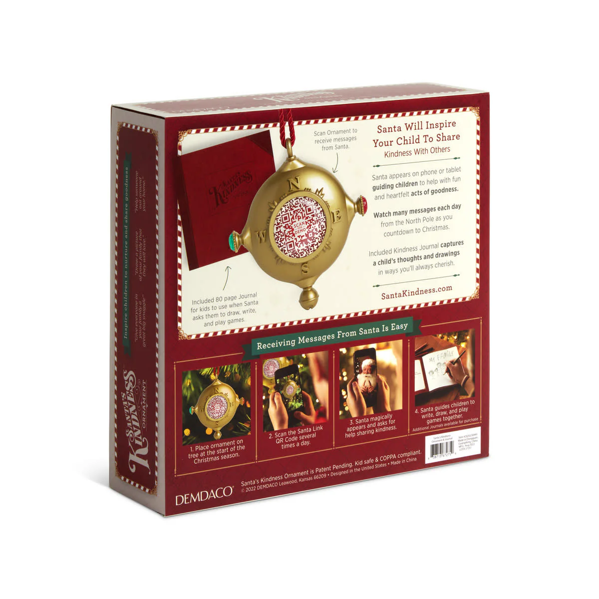 Santa’s Kindness Ornament & Journal - Image 6