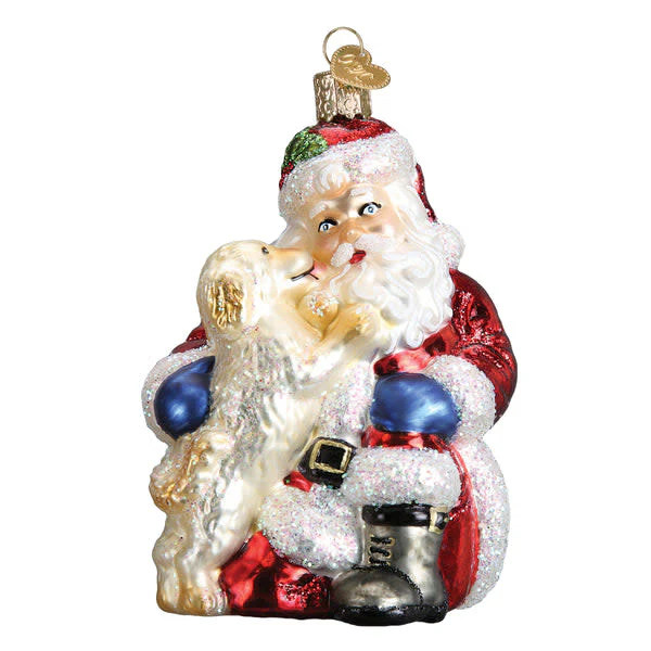 Santa's Puppy Love Ornament - Image 2