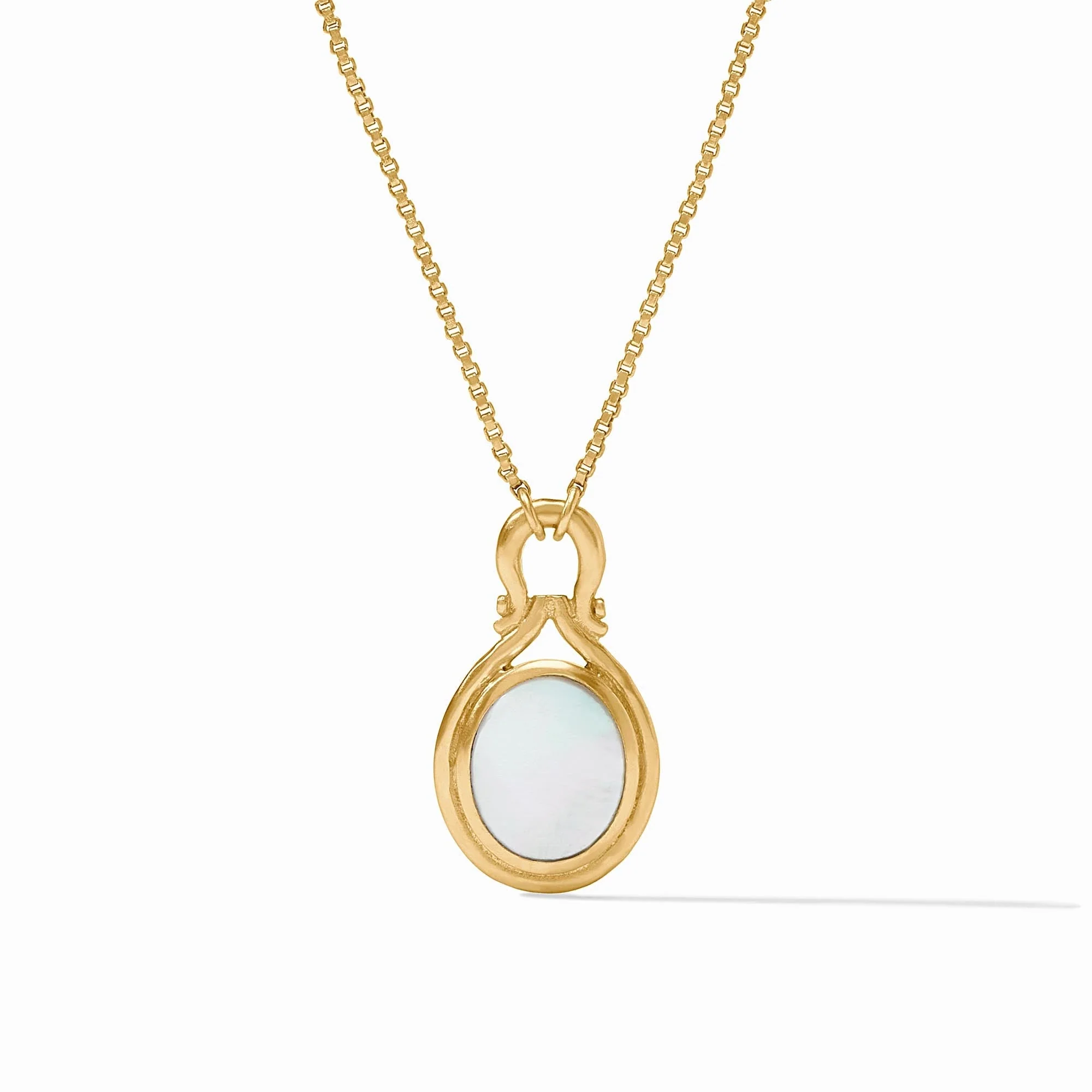 Saratoga Delicate Necklace Mother of Pearl