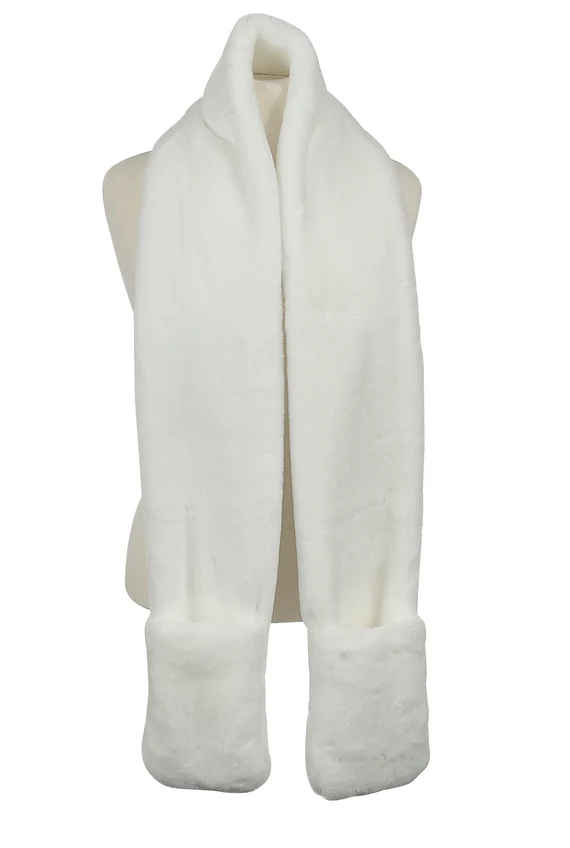 Scarf Fur Plush With Pockets - Image 7