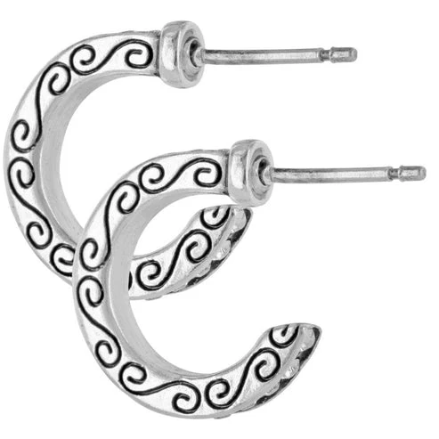 Secret Of Love Mini Hoop Earrings - Image 2