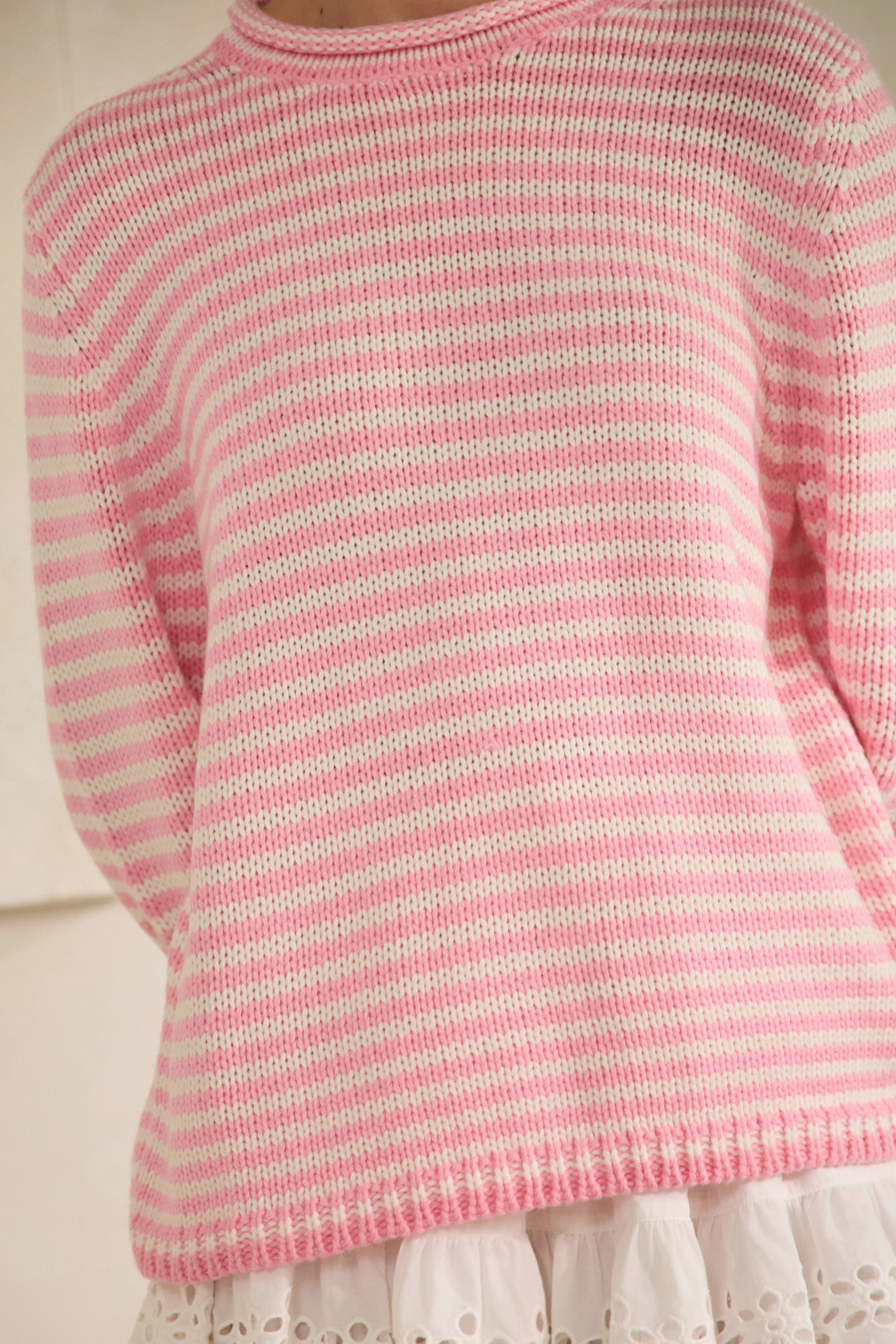 Selene Everyday Cozy Stripe Knit Sweater - Image 4
