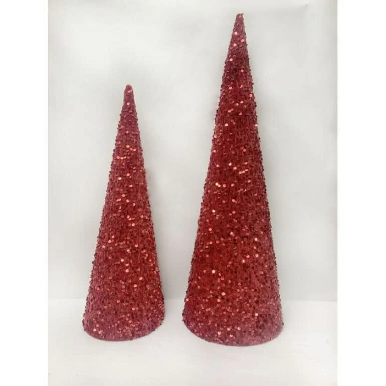Sequin Cone Tree