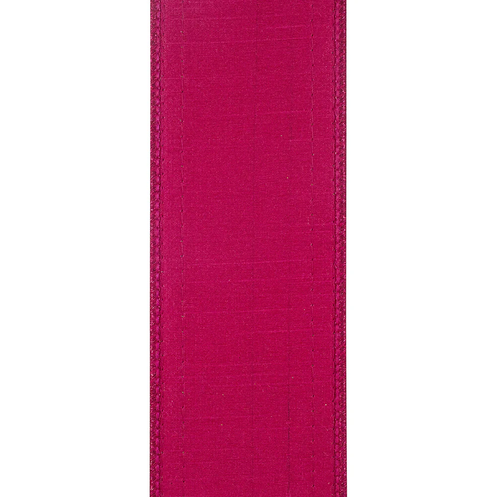Sequin Trimming Striped Edge Dupioni Deluxe Wired Edge Ribbon