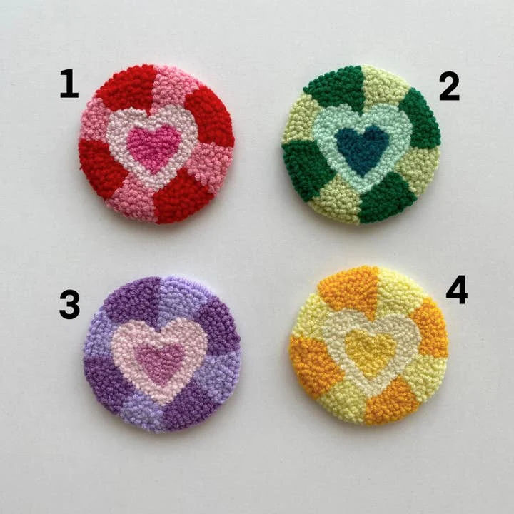 Car Coasters, Punch Needle Car Coaster - Image 3