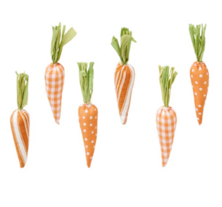 Set Of  Fabric Carrots