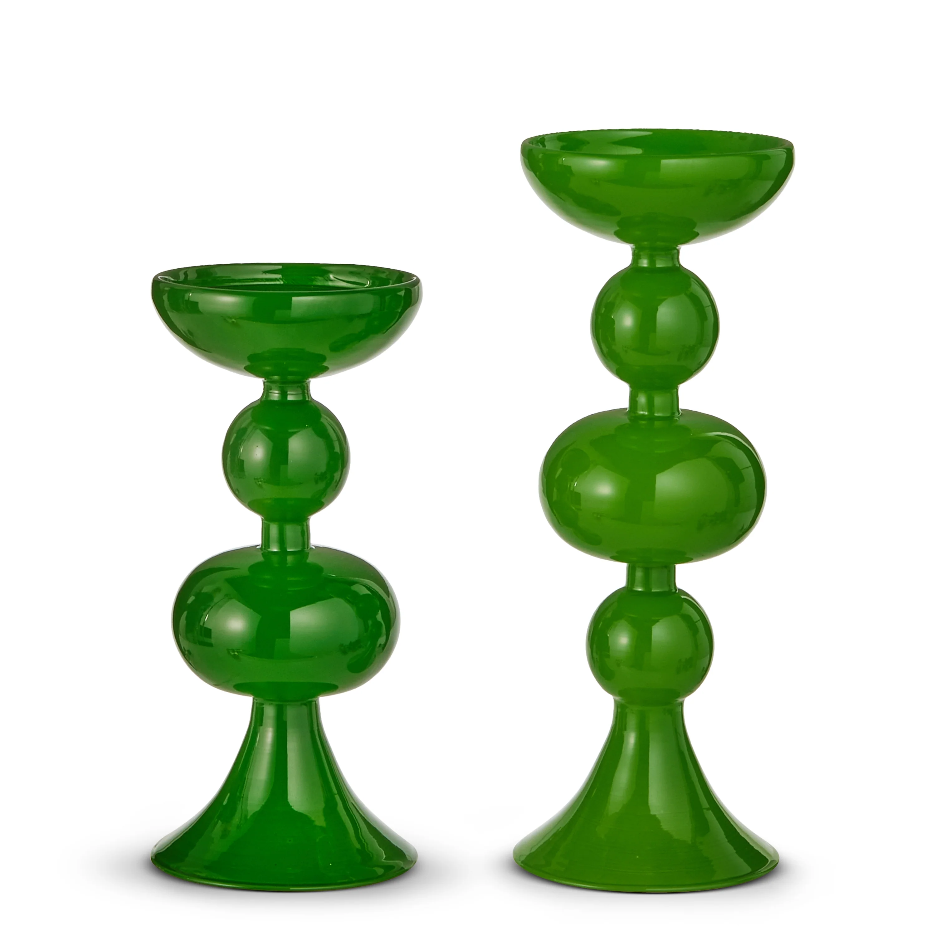 Shade of Green Candle Holder - Sold Individually
