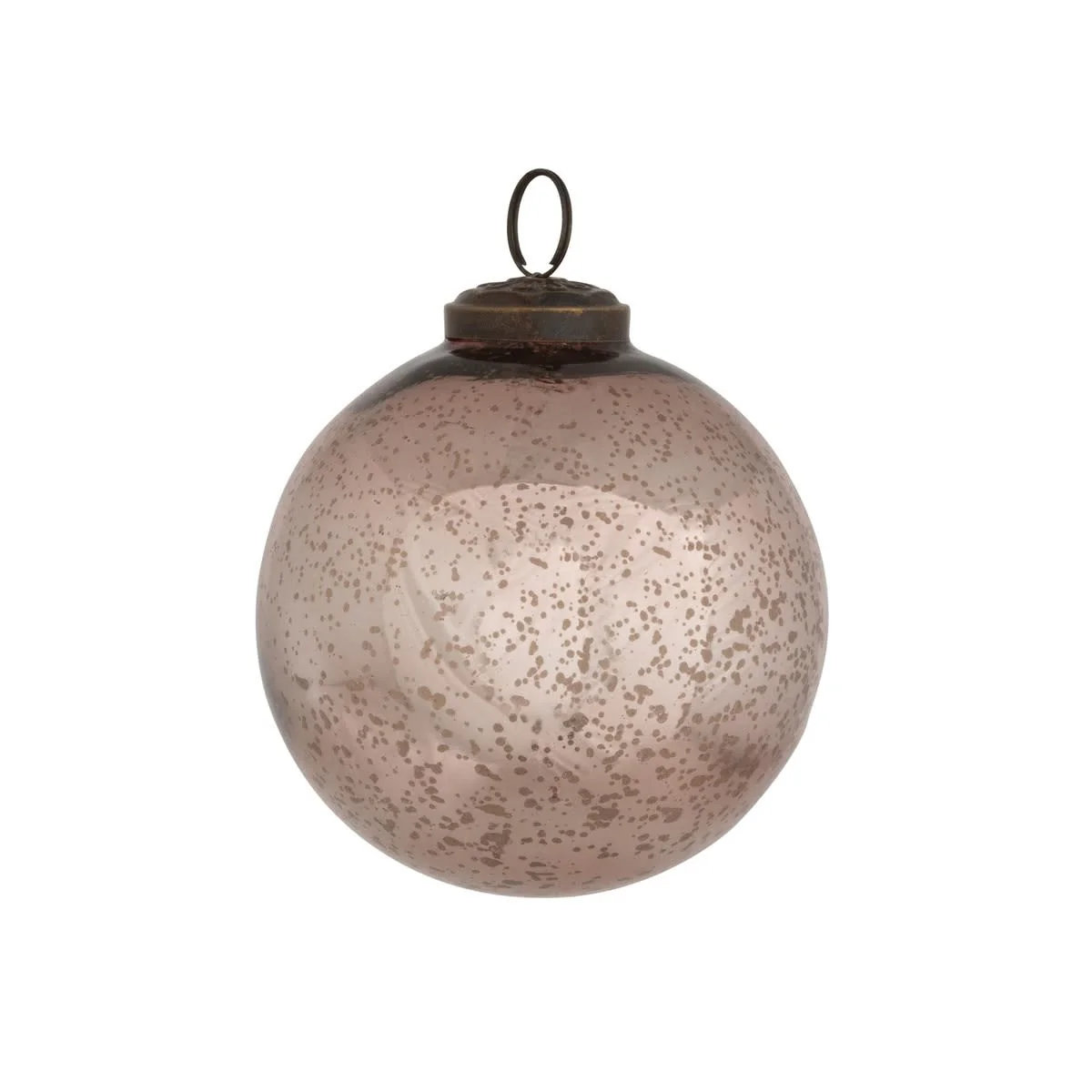 Shiny Champagne Glass Ball Ornament - Image 2