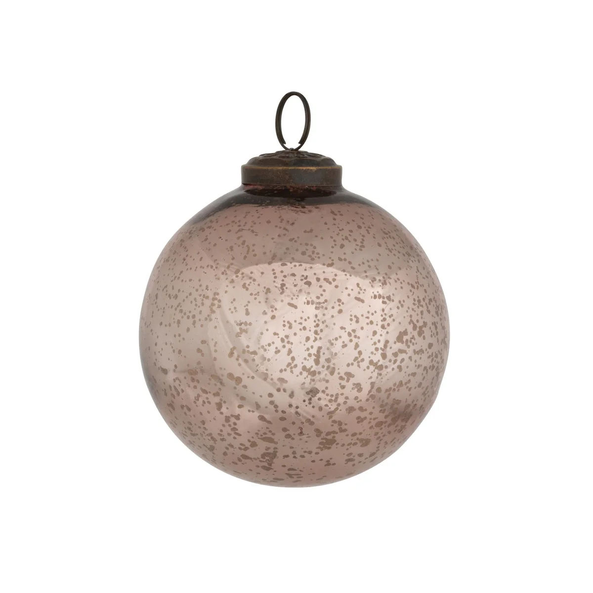 Shiny Champagne Glass Ball Ornament - Image 4